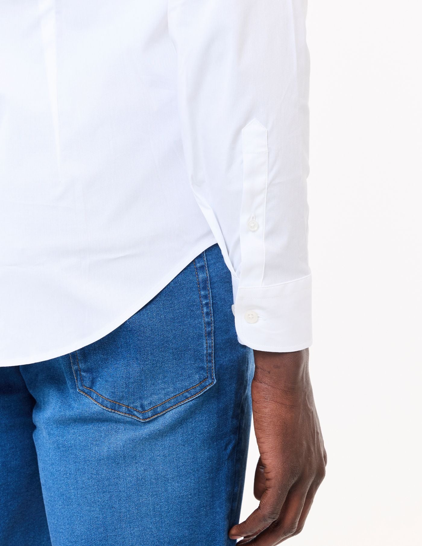 Camisa T-Shirt Slim Fit Homem em Algodão com Elastano