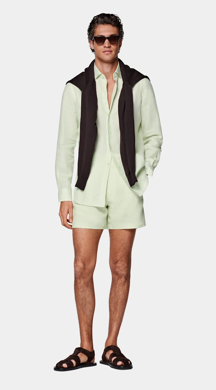 Camisa verde-clara | MC134