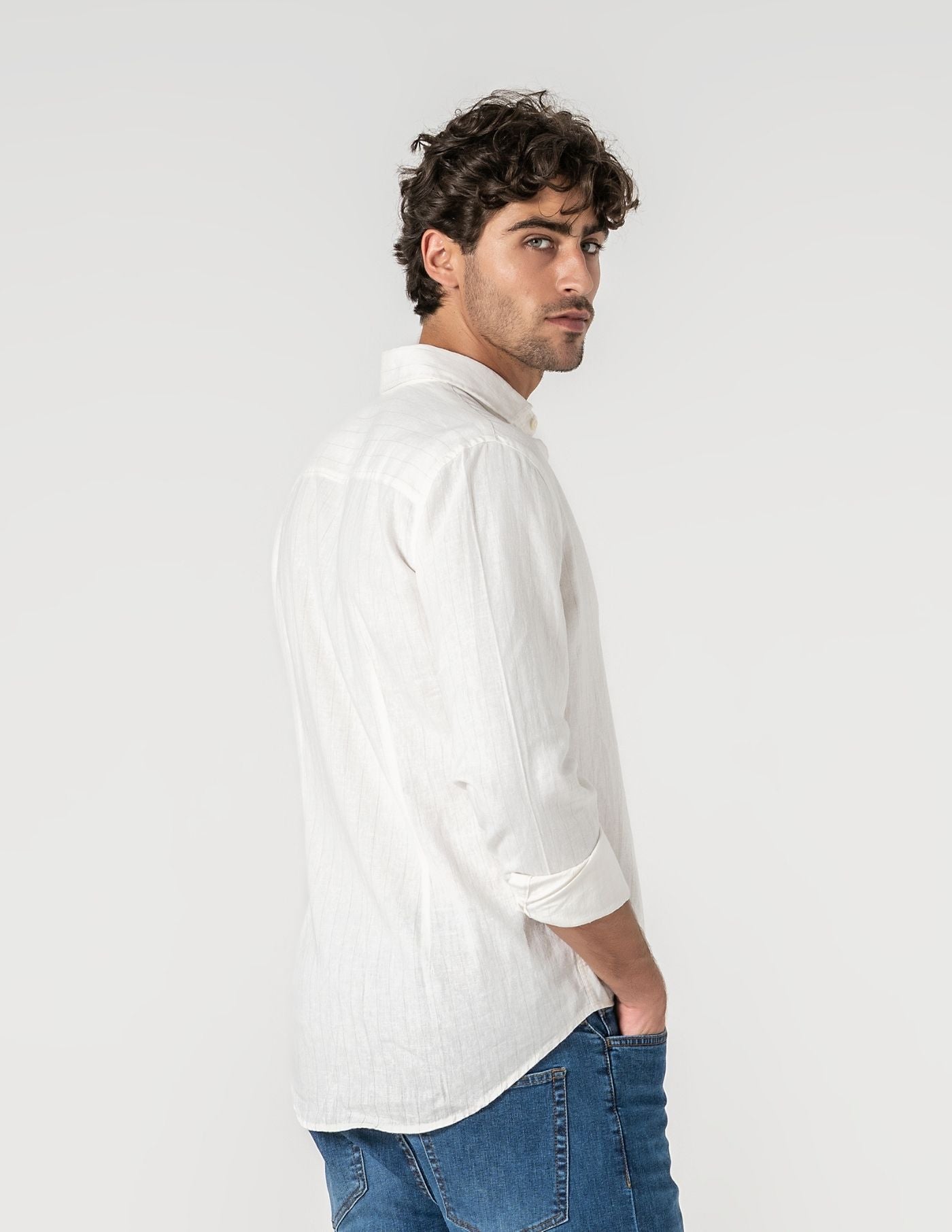 CAMISA DE LINHO BRANCA