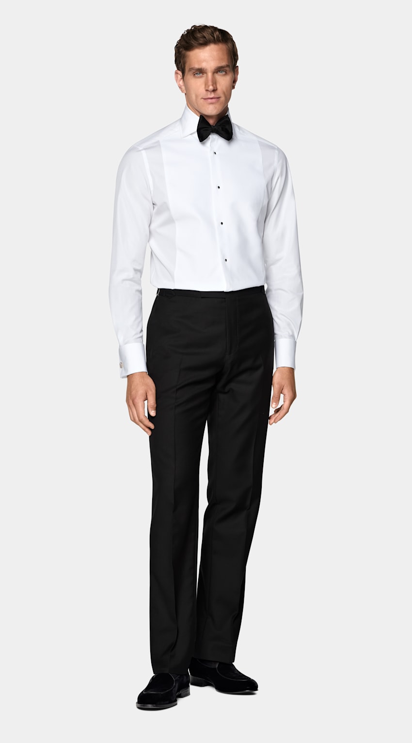 Camisa branca de cerimónia | MC011