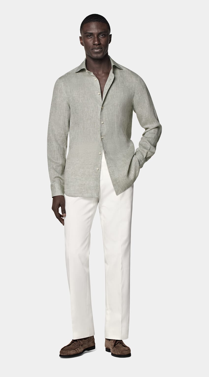 Camisa verde-clara | MC128