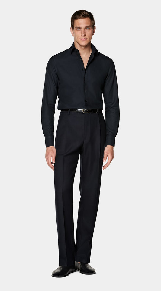 Camisa azul-marinho | MC026