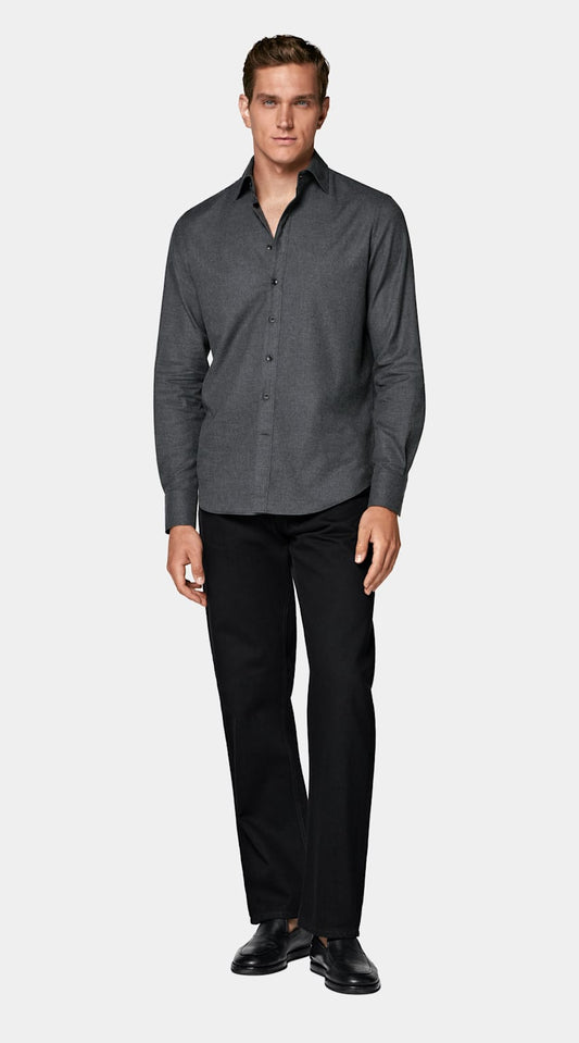 Camisa cinzenta-escura | MC065