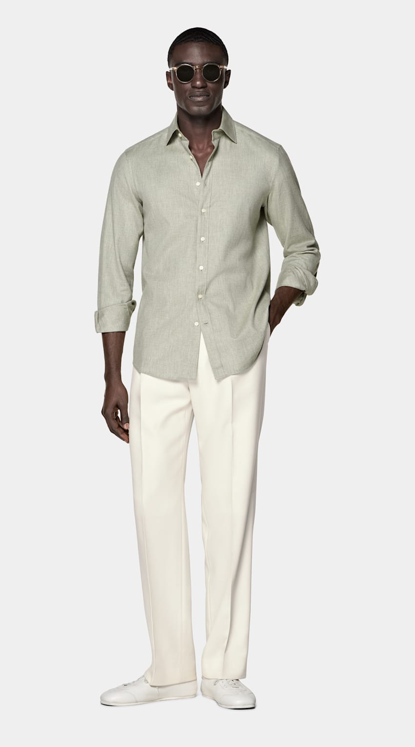 Camisa verde-clara | MC126