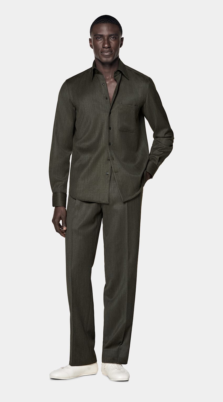 Sobrecamisa verde | MC045