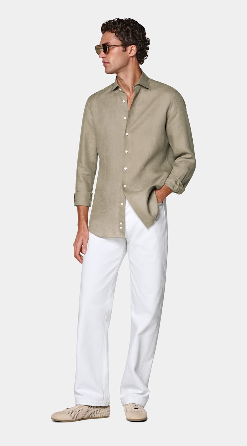 Camisa taupe | MC068
