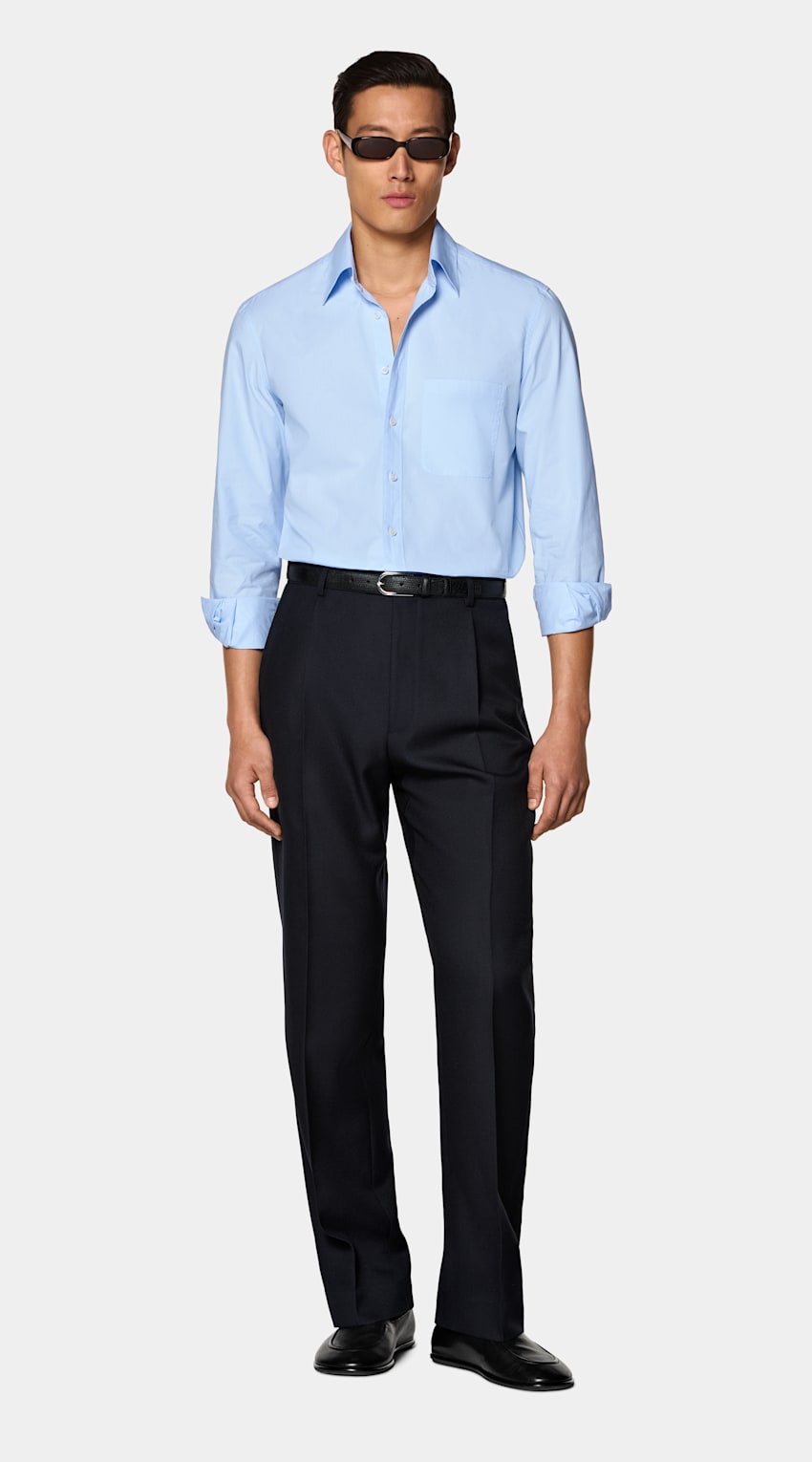 Camisa azul-clara | MC115