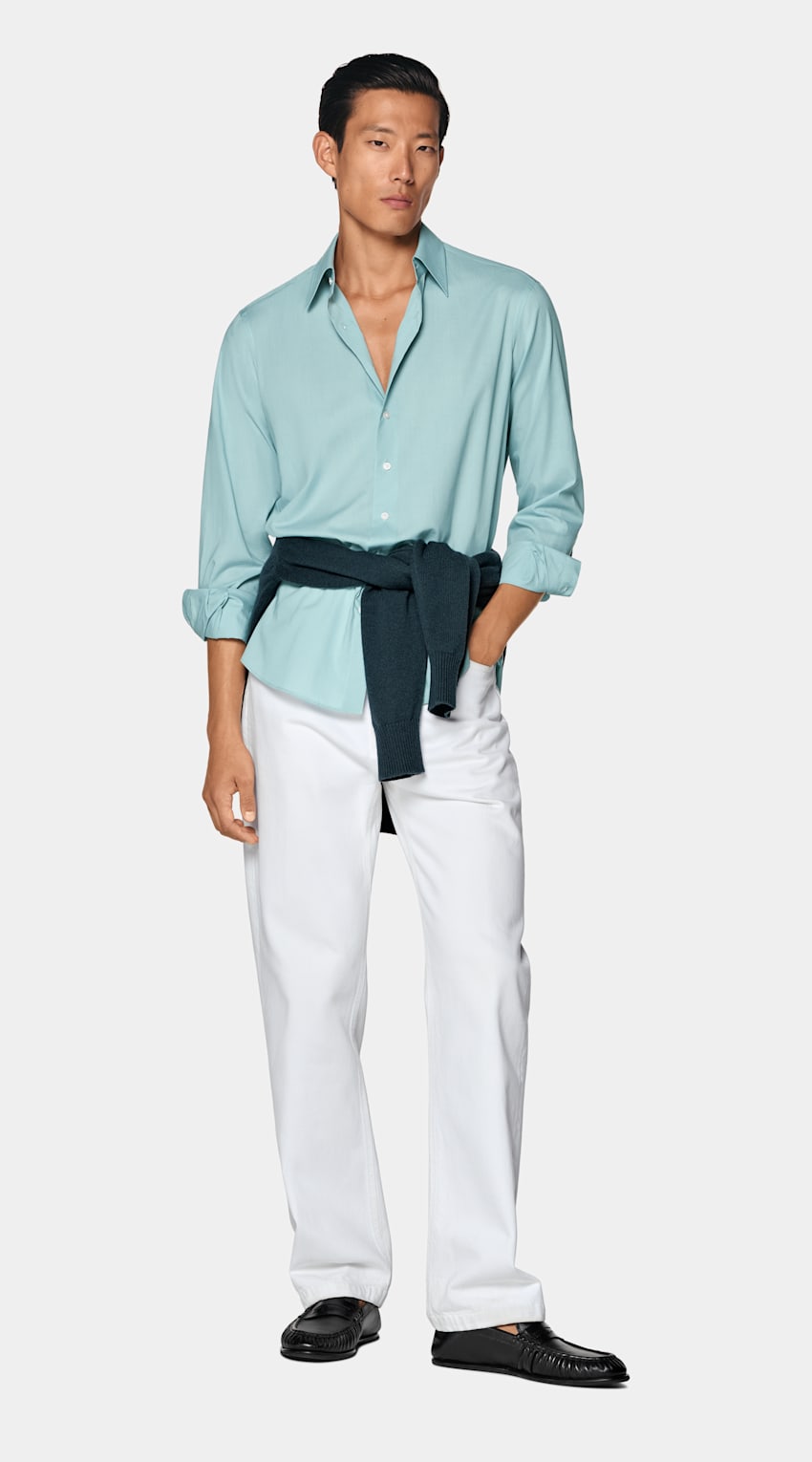 Camisa azul-clara | MC102
