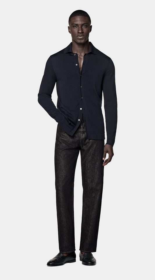 Camisa azul-marinho | MC137