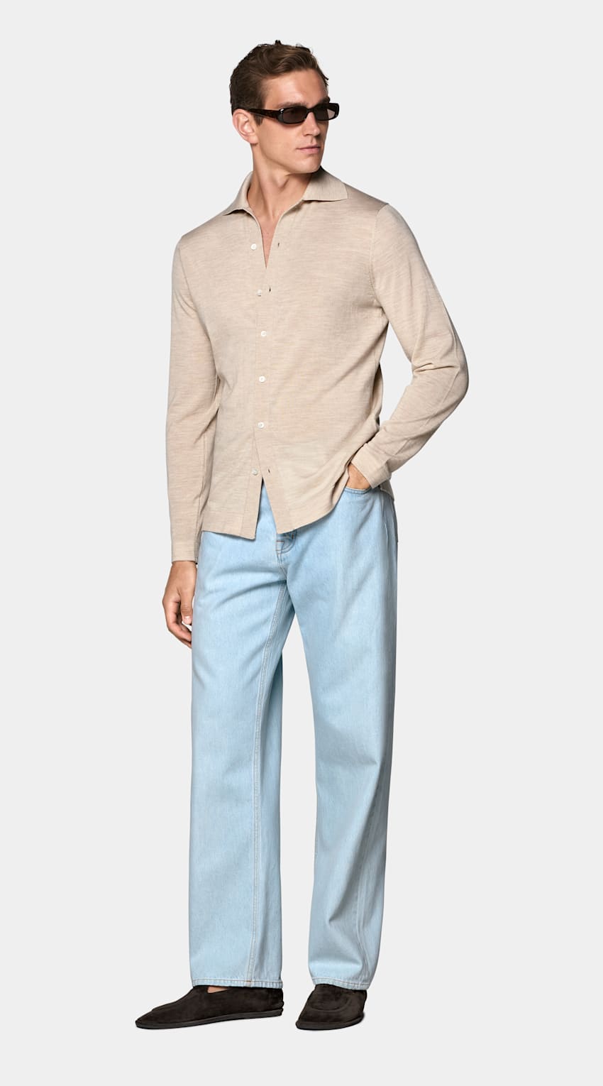 Camisa areia | MC141