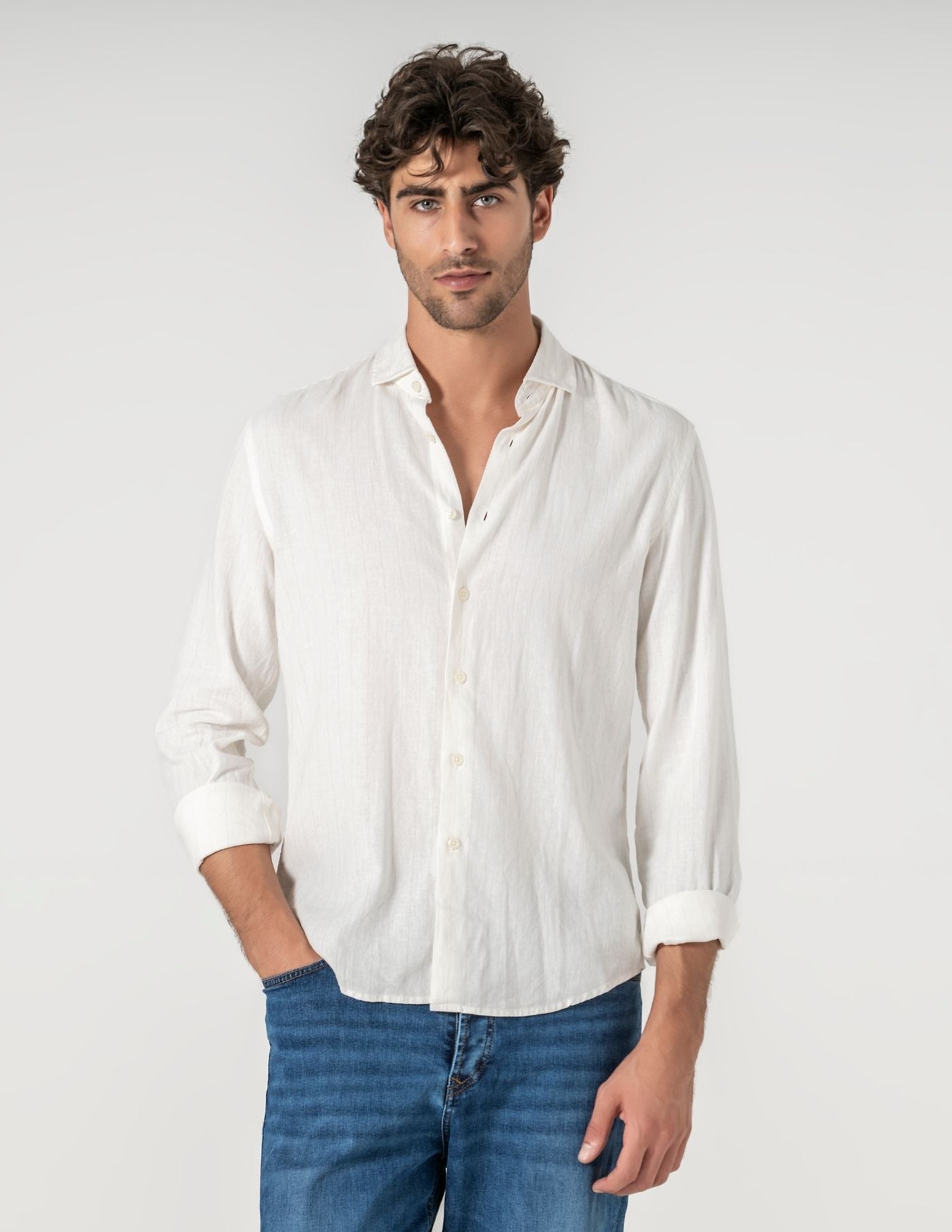 CAMISA DE LINHO BRANCA