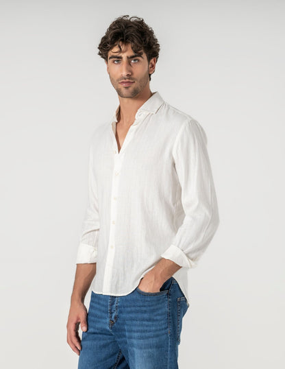 CAMISA DE LINHO BRANCA