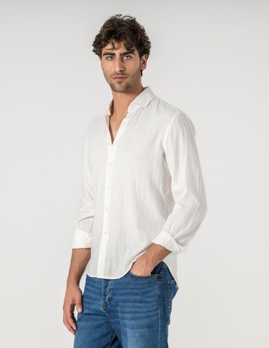 CAMISA DE LINHO BRANCA