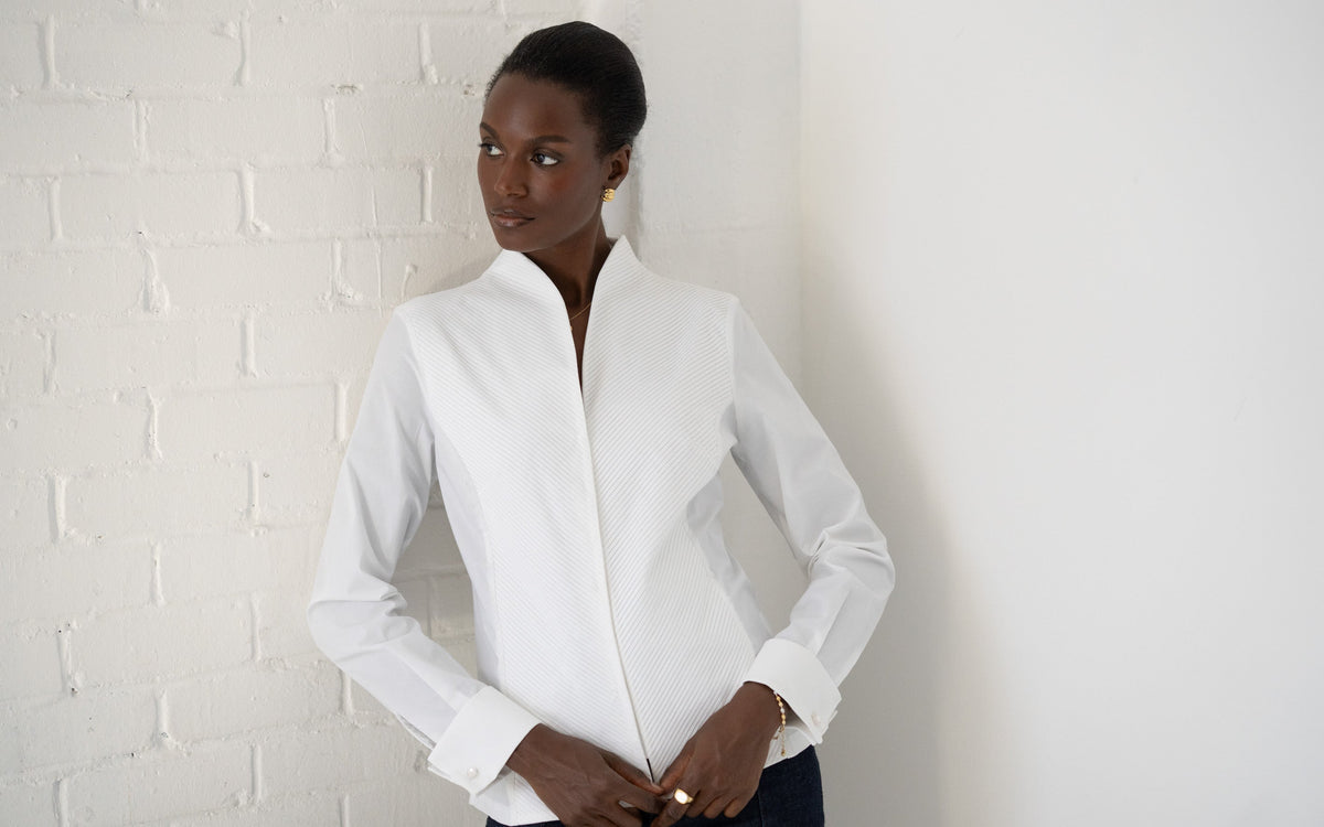 Camisa Penelope — Branca | Popelina de algodão
