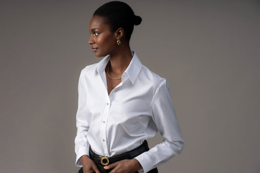 Camisa Colleen — Branca | Algodão Oxford